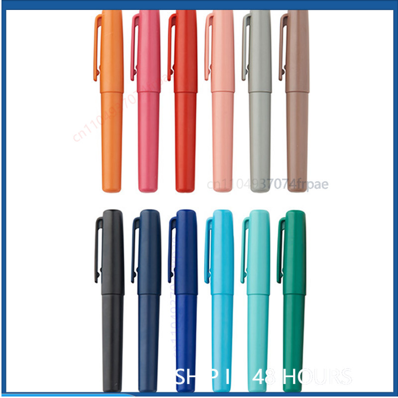 Muji Stationery Gel Pen - 無印良品ノック式ポケットゲルペン 0.5mm マルチカラーゲルインクペン 軽量 A7ノートブックジャーナル文具用（4本入り）