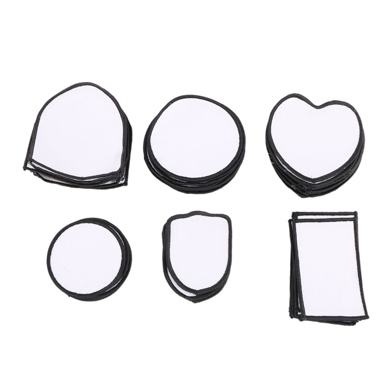HOT-60個入り昇華プリント用ブランクパッチ 布製アイロン - Hat Sublimation Blank のレビューと価格