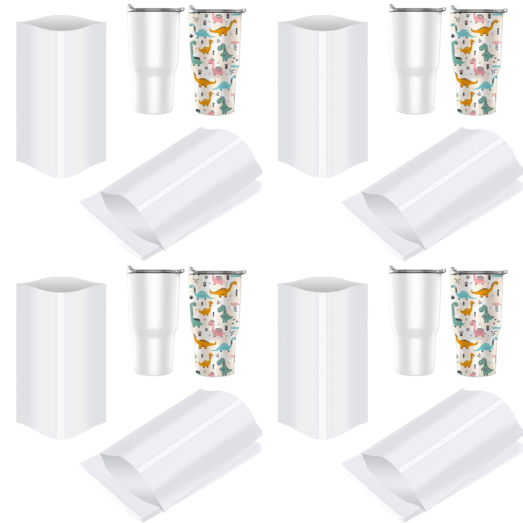 ABBN-8X12 インチ昇華型シュリンク ラップ スリーブ - Sublimation Mug White のレビューと価格